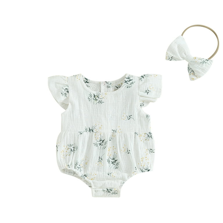 Musuos Baby Girl Piece Outfits 12 18M Floral Print Ruffle