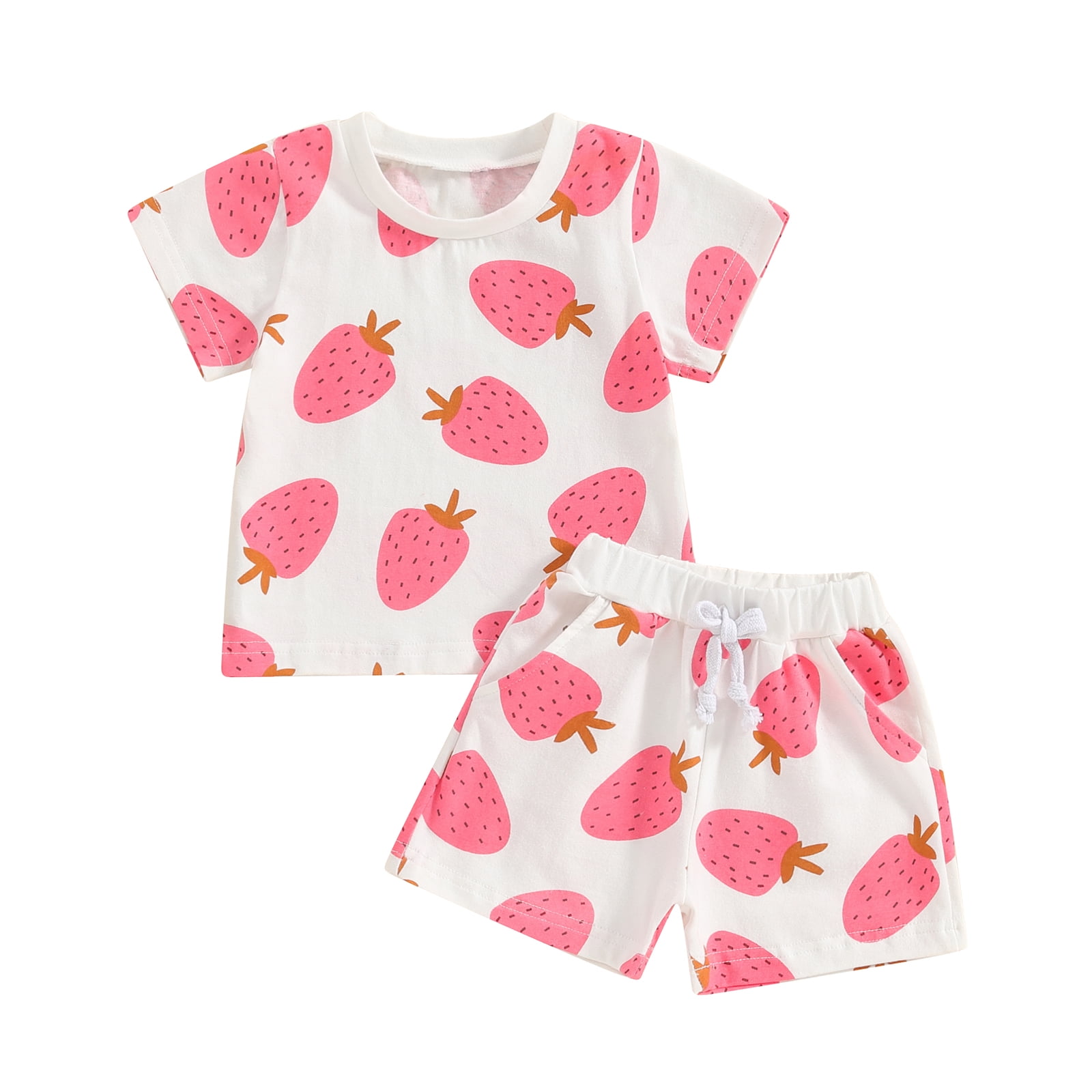Magrit Short Set Milk　2-3y Toddler Girl Indigo Short Set | Splendid
