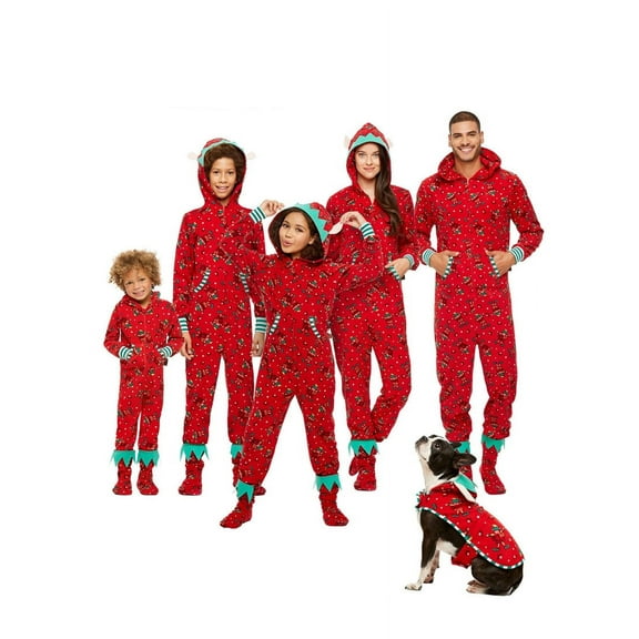 Musuos Family Matching Pajamas Hoodie One Piece Jumpsuits Onesies Boys, Girls, Men, Women Pjs