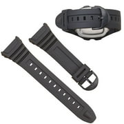 Musuos For Casio Original Band W-96H W-96 Black Strap W96 96H Watch Strap