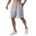 thumbnail image 1 of Musuos Men Sports Shorts, Elastic Waist Summer Fitness Athletic Shorts Casual Shorts with Pockets, 1 of 5