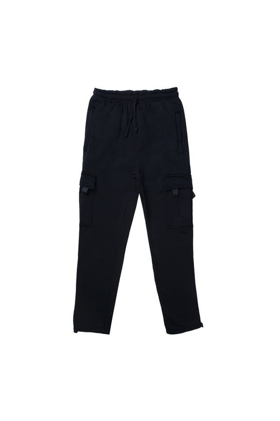 Men´s Urban Straight Leg Jogger Heavy Weight Fleece Cargo Pocket Sweat Pants