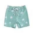 thumbnail image 1 of Musuos Toddler Boys Swim Shorts 6M 12M 18M 24M 3Y 4Y Casual Elastic Waist Cute Dinosaur Print Swim Trunks for Baby, 1 of 10