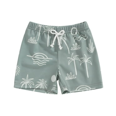 Musuos Toddler Boys Swim Trunks 6M 12M 18M 24M 3Y 4Y Shell Print Elastic Waist Swim Shorts Bathing Suit for Infant Boy Swimwear