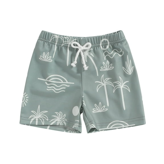 Musuos Toddler Boys Swim Trunks 6M 12M 18M 24M 3Y 4Y Shell Print Elastic Waist Swim Shorts Bathing Suit for Infant Boy Swimwear