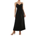 thumbnail image 1 of Musuos Women Elegant Long Dress Summer Solid Color Spaghetti Strap Sleeveless Backless V-Neck Cami Dress for Party, 1 of 10