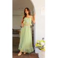 thumbnail image 1 of Musuos Women Elegant Summer Skirts Outfits Spaghetti Strap Camisole Tank Tops Flowy Long Skirts Set, 1 of 2