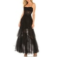 thumbnail image 1 of Musuos Women Layered Ruffle Hem Tulle Summer Slip Long Dress for Cocktail Beach, 1 of 7