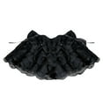 thumbnail image 1 of Musuos Women's Lace Mini Skorts Sweet Elastic Low Waist Layered Ruffle Bow Decor Summer Shorts, 1 of 5