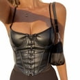 thumbnail image 1 of Musuos Womenacute;s Corset, Sexy Sleeve Low-cut Bustier Sling Tops for Summer, 1 of 10