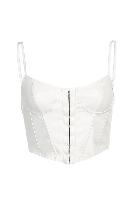 Womenacute;s Corset, Sexy Sleeve Low-cut Bustier Sling Tops for Summer