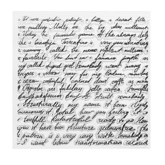 OFFIGAM Multi-Color Silicone Stamps for Scrapbooking and Crafts, Letter Stamps for Projects and Card Making