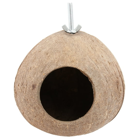 Mutably 1Pc Artificial Bird Nest Coconut Shell Birds Shelter Bird Breeding Nest