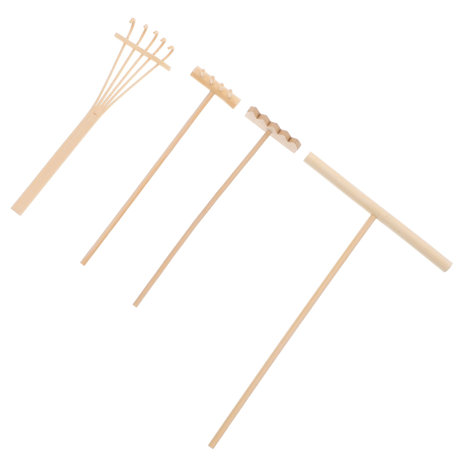 Mutably 4pcs Zen Sand Rakes Rake Tool Rake Decoration for Home Office ...