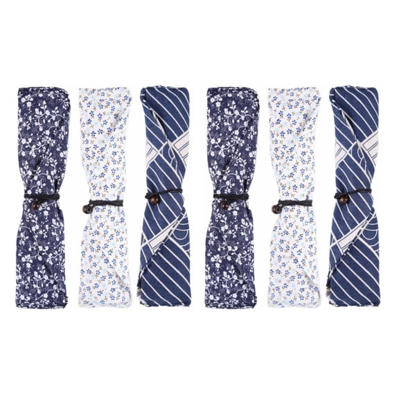 SWETRACE Travel Chopsticks Utensil Pouches Assorted Color 6Pcs 10.2X2.4X0.4In Cloth