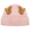 thumbnail image 1 of SWETRACE Knitted Christmas Hat Portable Lightweight Pink 1Pcs 7.5x7.1in, 1 of 10