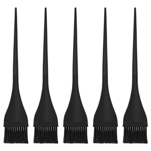 Mutably Hair Dye Brush Set Professional Hair Coloring Brush Hair Dye Applicator Tint Brush, 5 Pieces ( Black )
