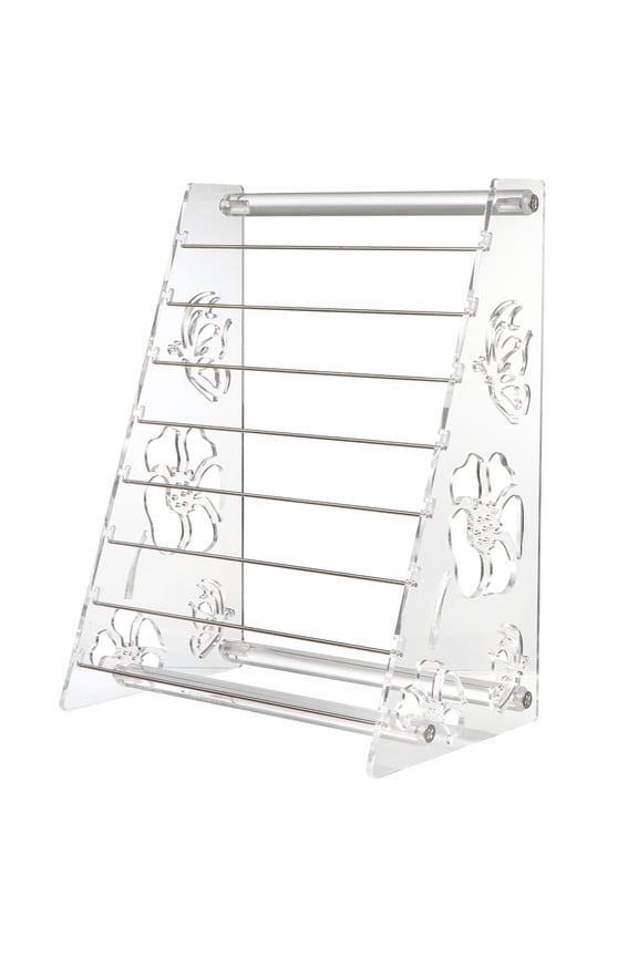 1 Pc 8 Tiers Acrylic Organizer Display Rack for Jewelry Charms Beads and Bangle Holder