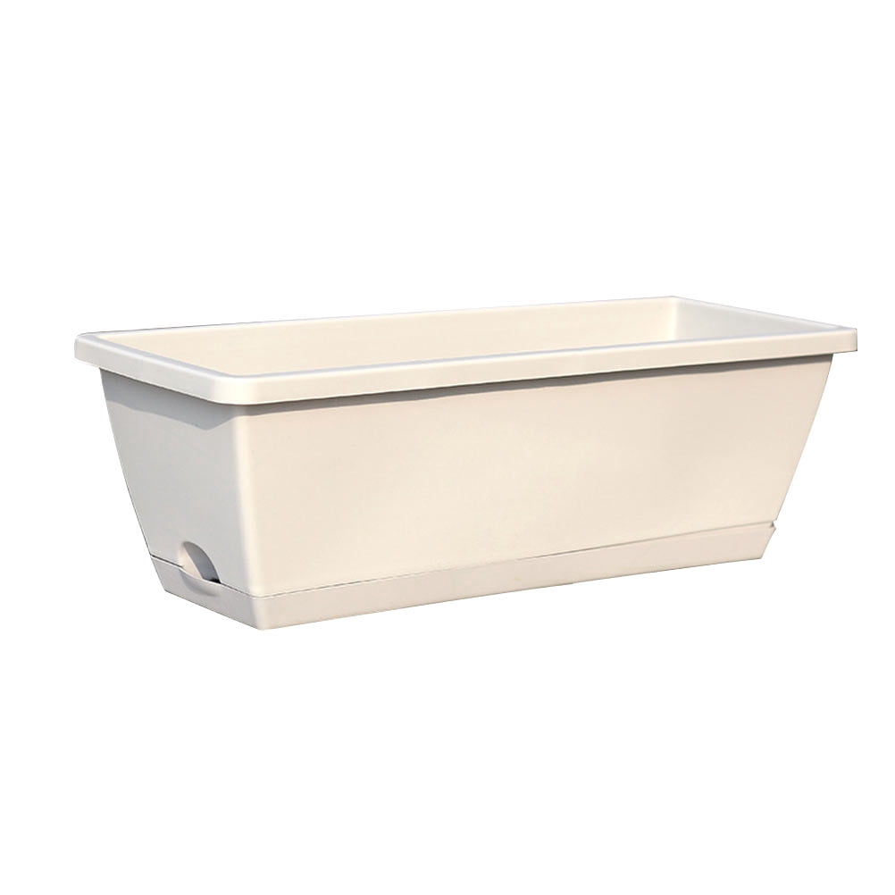 Modern Rectangular Window Box Planter Pot for House Plants, Flowers ...