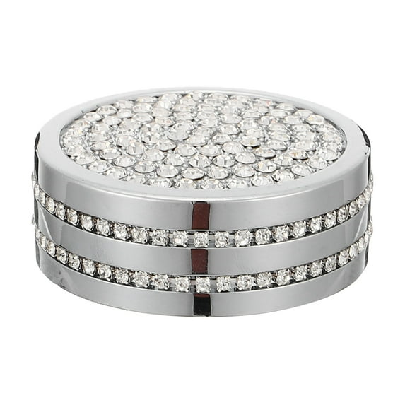 SWETRACE Rhinestones Decal Car Accessory 1Pack 1.97X1.97X0.79 In