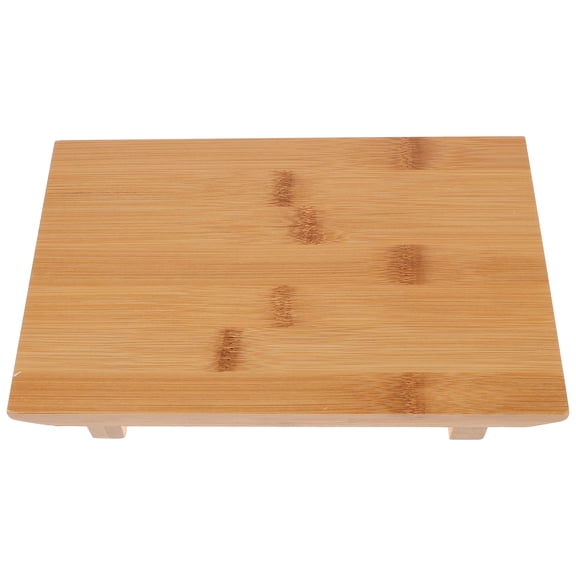 SWETRACE Sushi Sashimi Plate Decorative Bamboo Food Display 1Pcs 9.4X5.9X1.2in