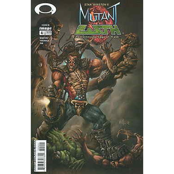 Mutant Earth #4B VF ; Image Comic Book