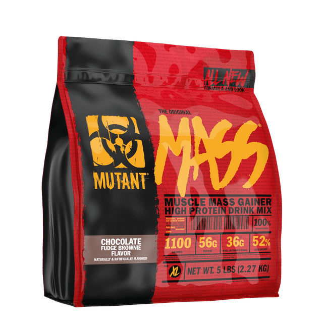 Mutant Mass Weight Gainer Protein Powder, lean muscle growth 5 Pound