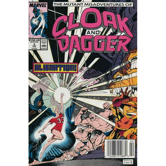 Mutant Misadventures of Cloak And Dagger, The #3 (Newsstand) VF ; Marvel Comic Book