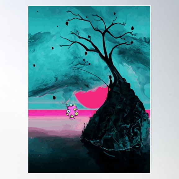 Mutant World Poster Wall Art, Modern Wall Decor For Living Room Bedroom, 8x12 UNFRAMED