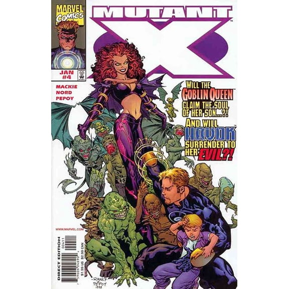 Mutant X (1st series) #4 VF ; Marvel Comic Book