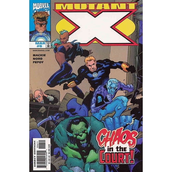 Mutant X (1st series) #6 VF ; Marvel Comic Book