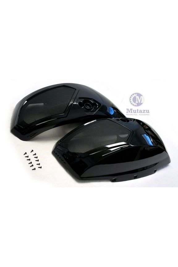 6x9 Saddlebag Audio Speaker Lids w/ Grills for Victory Cross Country Road magnum