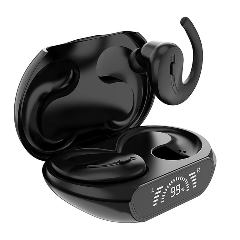 Mute Button Wireless Earbuds Running Bluetooth 5.3 Headphones Dual Microphone Wireless Earbuds Long Battery Life LED Display Deep Bass Noise Cancelling Headphones Compatible With All Bluetooth Devices...