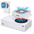 thumbnail image 1 of Mute Cooling Fan for Xbox Series S, High Speed RGB Fan Cooler System for Xbox Series S Console, 3 Adjustable Fan Speed, Low Noise, Fits Horizontal or Vertical Placement,White, 1 of 7
