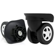 Mute Replacement Luggage Suitcase Wheels, Spinner Plastic 360 Degree Rotation Wheel Repair for Travel, 1 Pair