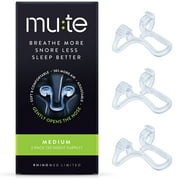 Mute Snoring Nasal Dilator | Medium 3 Pack | Snore Less & Sleep Better | Nasal Strip Alternative | Comfortable Breathing Aids for Better Sleep & Improved Airflow