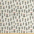 thumbnail image 1 of Muted Colors Upholstery Fabric by the Yard, Plain Vertical Brush Strokes in Various Colors Drawn by Hand, Decorative Fabric for DIY and Home Accents, Eggshell and Multicolor by Ambesonne, 1 of 4