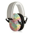 thumbnail image 1 of Muted Designer Hearing Protection for Infants & Kids - Adjustable Children's Ear Muffs from Toddler to Teen - Rainbow Hearts, 1 of 3