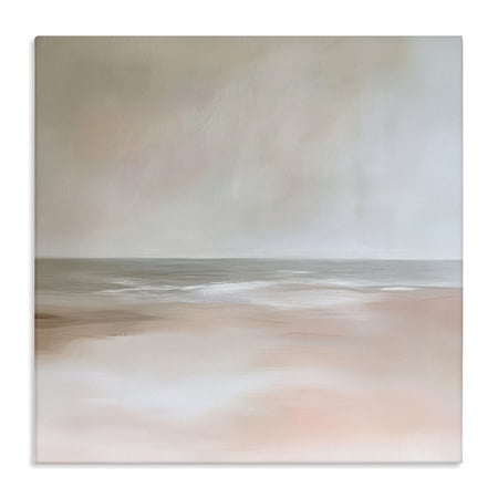 Stupell Industries Muted Landscape Soft Coast Canvas Wall Art, design by Petal Prints Design