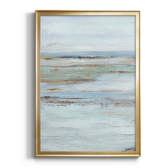 Muted Misty Marsh I Premium Framed Print - Ready to Hang
