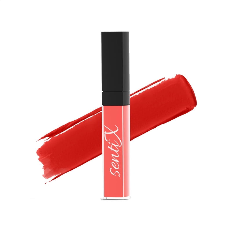 Muted Moments - Liquid lipstick by SentiX, Regular, High Coverage, Lightweight, Vegan, Paraben-Free, with Vitamin E