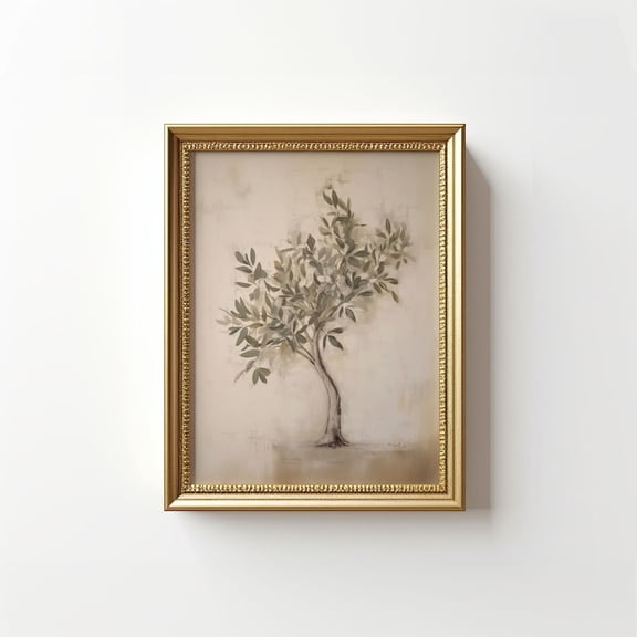 Muted Olive Tree Wall Art Print Muted Color Rustic Farmhouse Décor Muted Olive Tree Vintage Farmhouse Wall Décor Poster, Unframed Poster Size 8x12 F03.1.15l1343