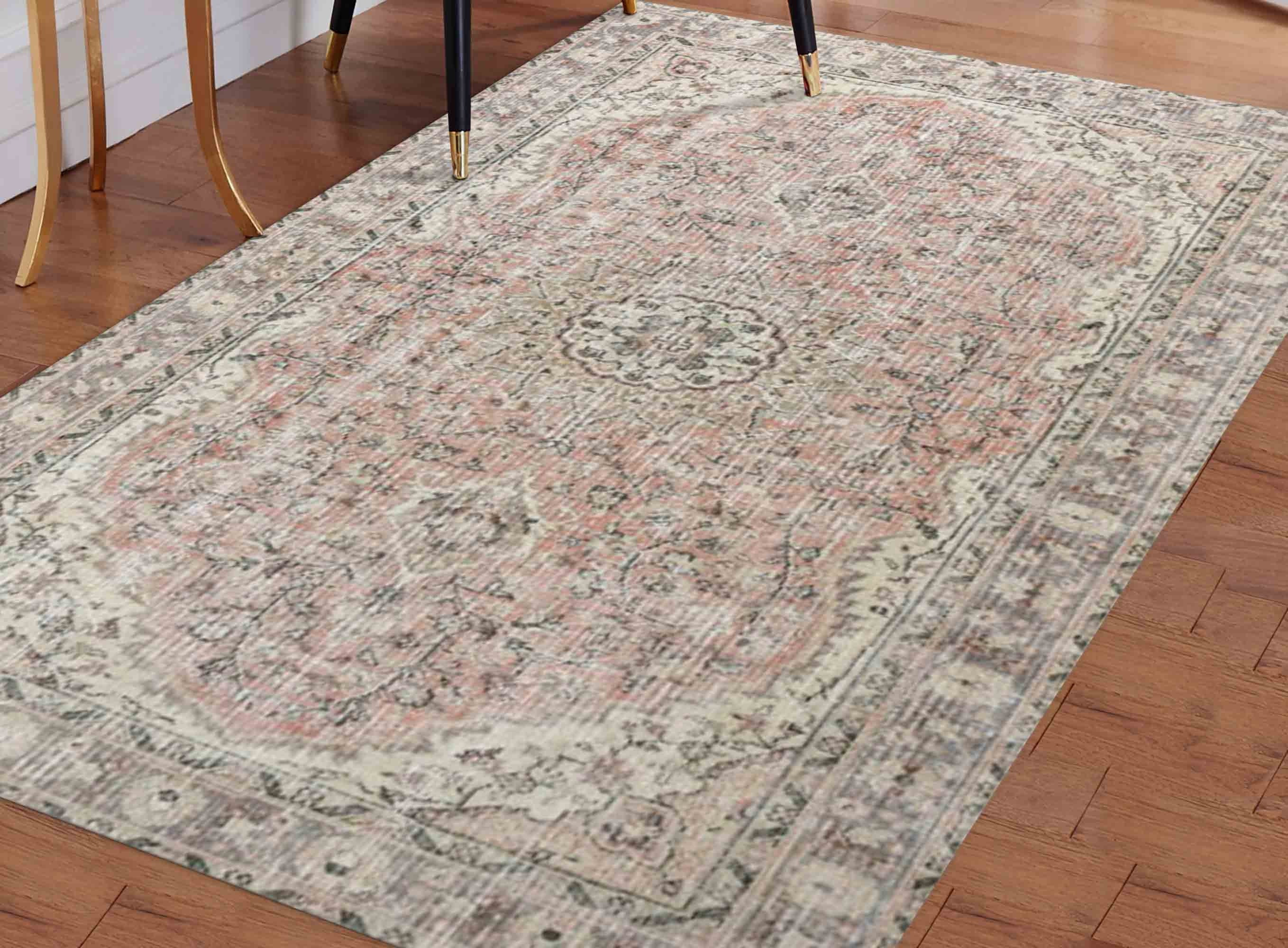 Fade Rug Muted Rugs, Faded Rugs, Medallion Rug, Farmhouse Decor Rug, Turkish Rug ...