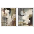 thumbnail image 1 of Muted Tones Harmony Pair Shadowbox Print Boho Wall Decor Set by Art Remedy, White Frame, 16 x 20, 1 of 6