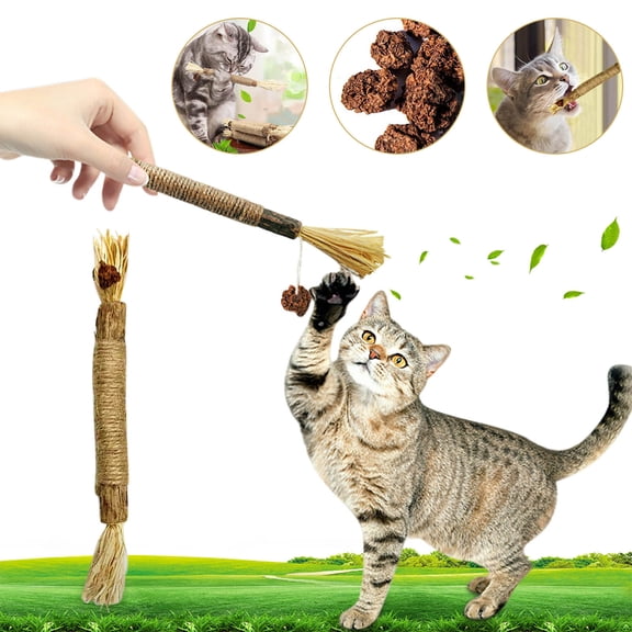 Mutian Polygonum Care Chew Stick Toy for Cats Promotes Clean Teeth and Gums