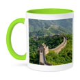 thumbnail image 1 of 3dRose, Mutianyu section of the Great Wall, Beijing, China., 11oz Two-Tone Green Mug, 1 of 3