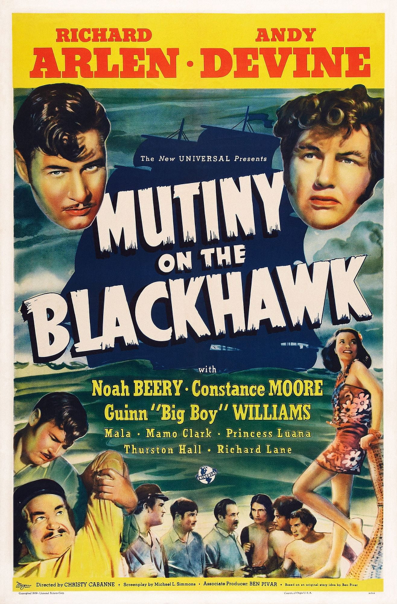 Mutiny On The Blackhawk U Canvas Art - (11 x 17)