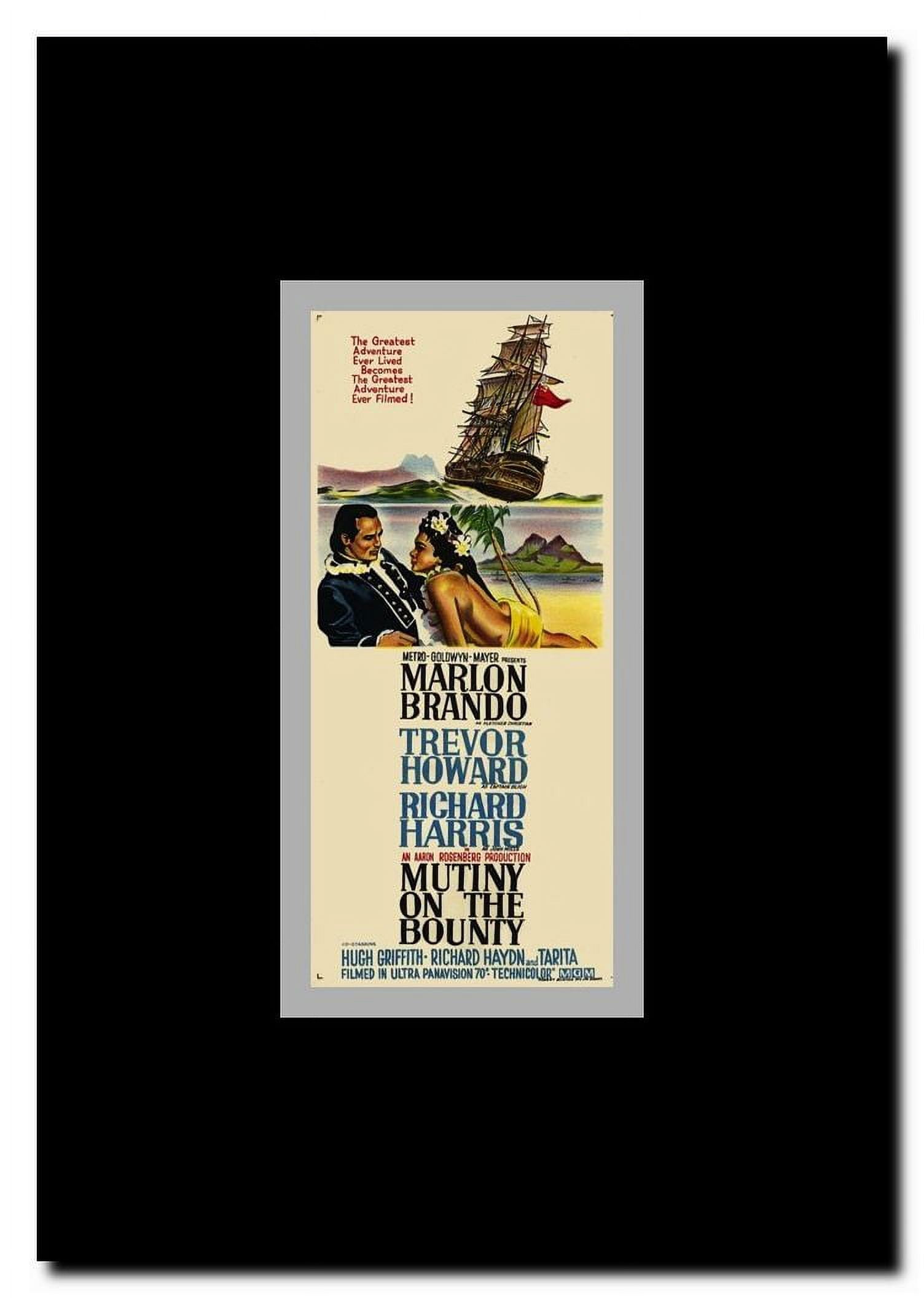 Mutiny on the Bounty Framed Movie Poster