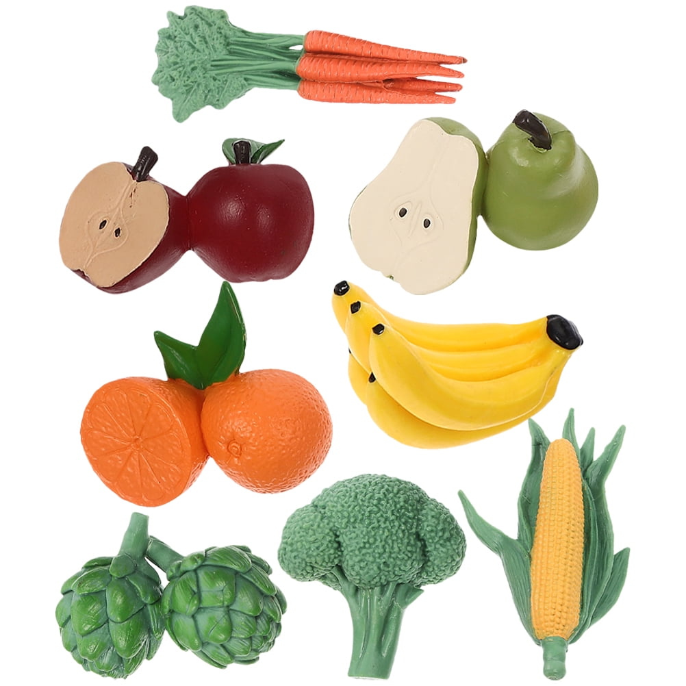 Mutmorningal 1 Set Fruit Vegetable Models Lifelike Fruit Model ...