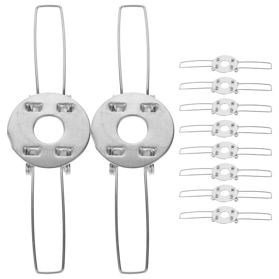 Mutmorningal 10pcs Lampshade Spring Clips Fixators for Pendant Light Lampshade Clamps Household Use